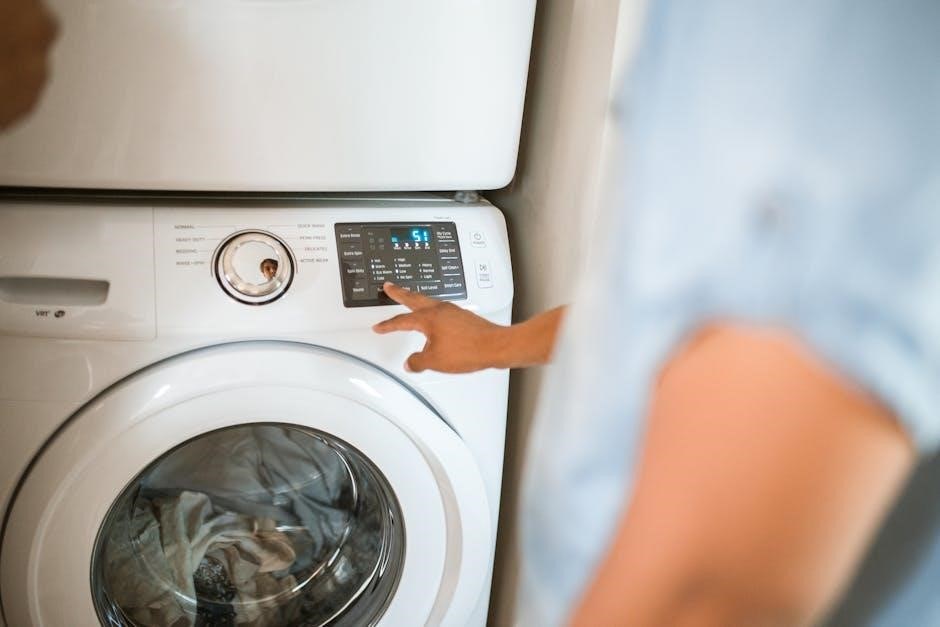 miele w1 washing machine manual